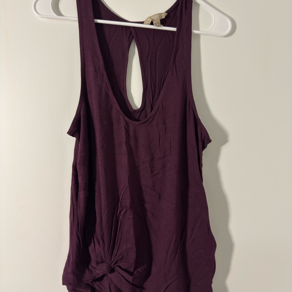 Banana Republic Factory Deep Purple Tank Top